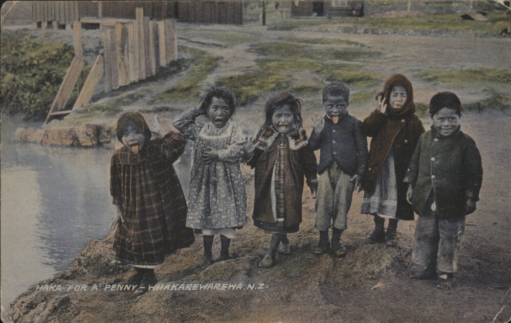 Haka for a Penny - Whakarewarewa