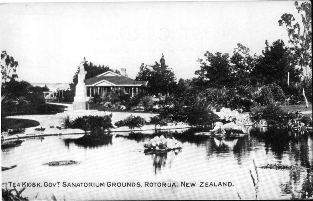 Tea Kiosk Sanatorium Grounds Rotorua New Zealand
