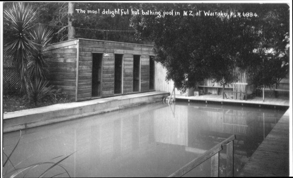 Bathing pool in New Zealand at Wairakei