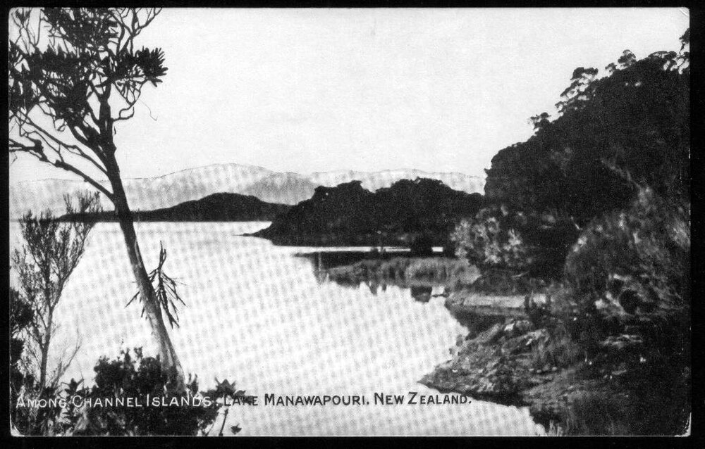 Among Channel Islands Lake Manapouri New Zealand