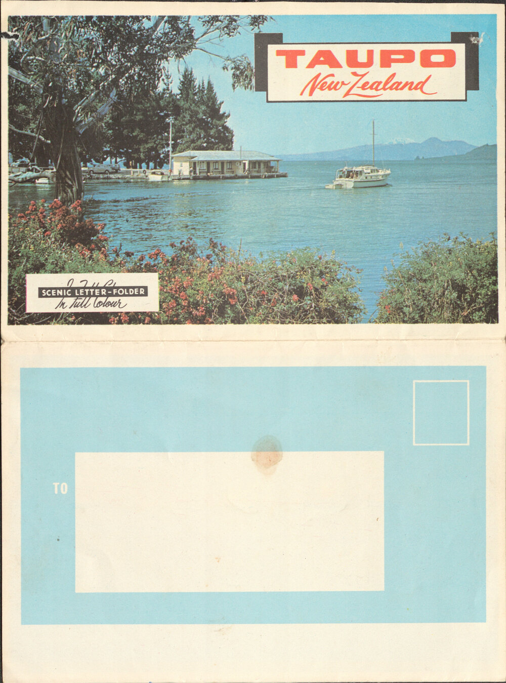 Taupō Scenic Letter-folder 
