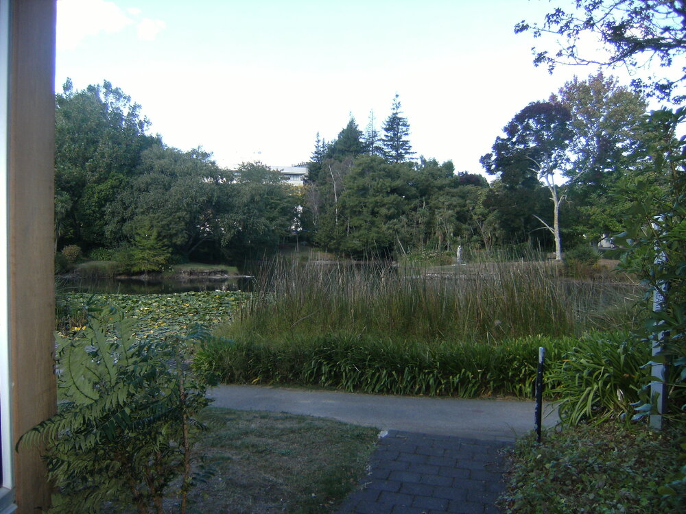 Chapel Lake looking towards I Block