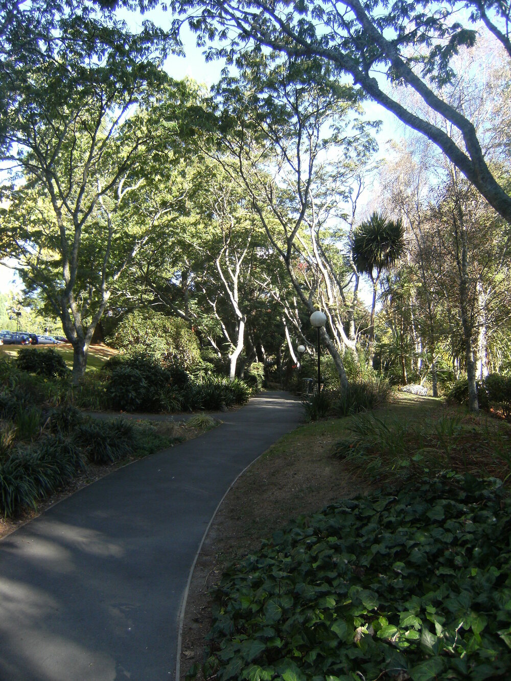 Pathway between bus stop and ITS building