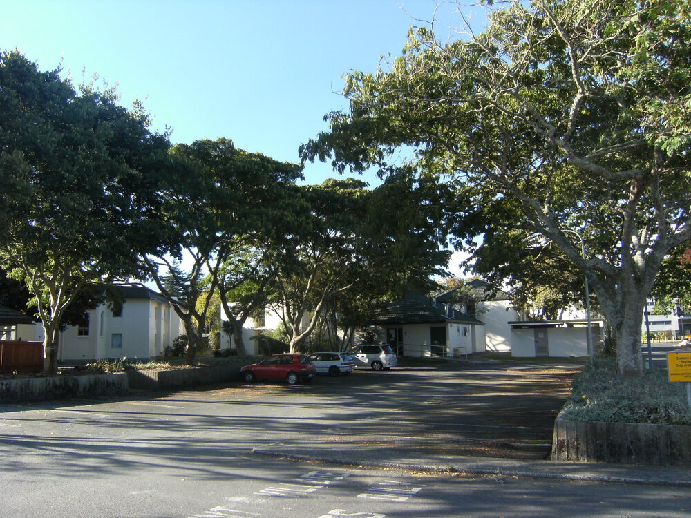 Landscaping near Student Village car park