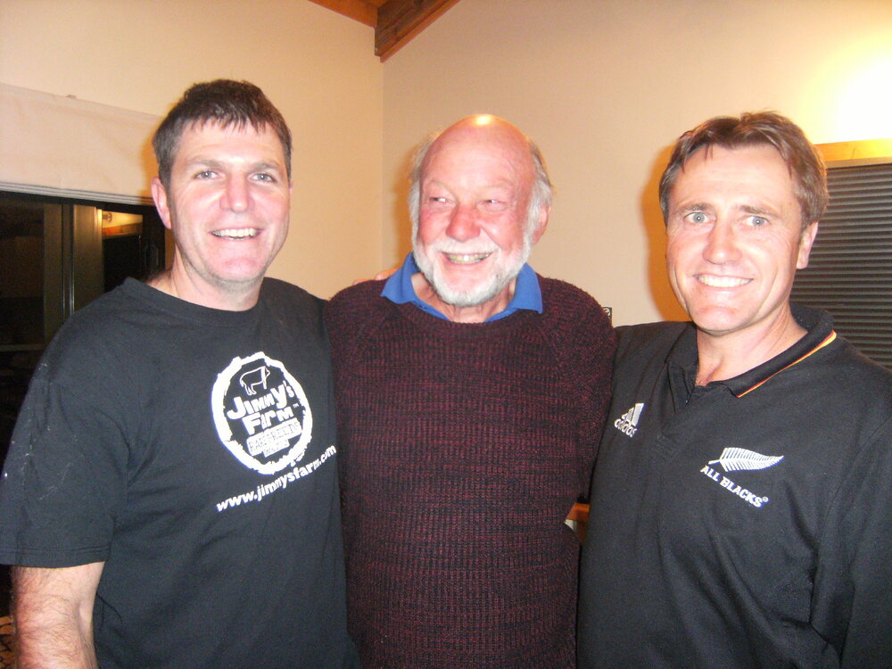 Ron Lycette and former university grounds staff members