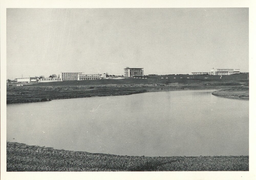 Early stages of Oranga Lake under construction