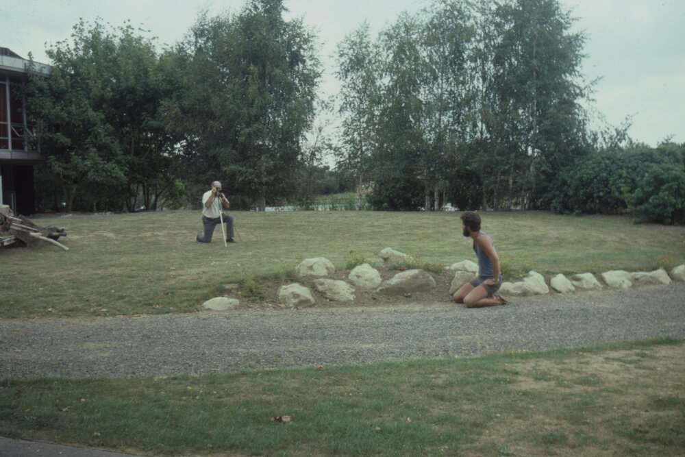 Landscaping photoshoot