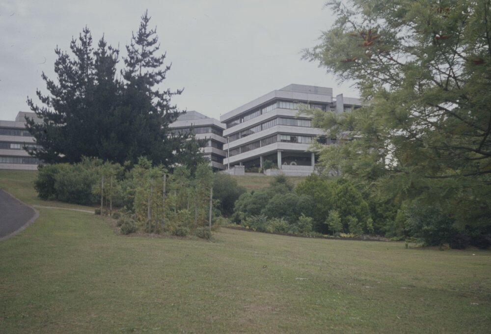 View of E, D and C Blocks