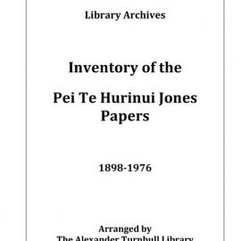Pei te Hurinui Jones index - ATL