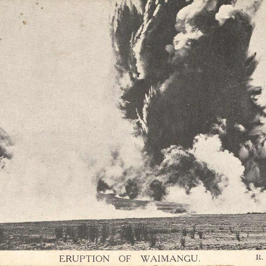 Waimangu eruption