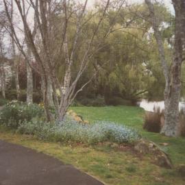 Landscaping on Knighton Lake pathway