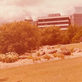 Ron Lycette and colleague walking beside Chapel Lake