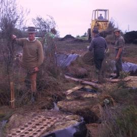 Large scale landscaping