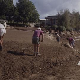 Landscaping of the village green and edge of Oranga Lake 03