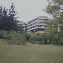 View of E, D and C Blocks