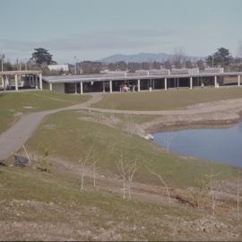University shops and village green