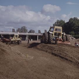 Landscaping of the village green and edge of Oranga Lake 09
