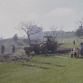 Construction of path and landscaping around Oranga Lake 07
