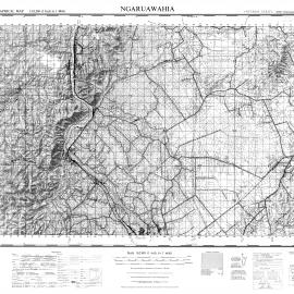 Ngaruawahia: topographical map.