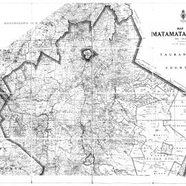 Matamata County: cadastral map