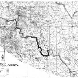 Otorohanga County: cadastral map
