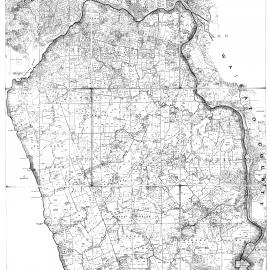 Raglan County: cadastral map