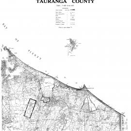 Tauranga County: cadastral map