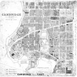 Cambridge East: cadastral map