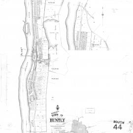 Boro. Town of Huntly: cadastral map