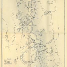 Sketch map of the Waikato District