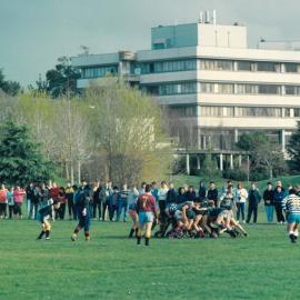 Rugby on the University fields