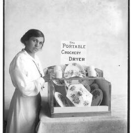 The Portable crockery dryer advertisement for home kitchen appliances