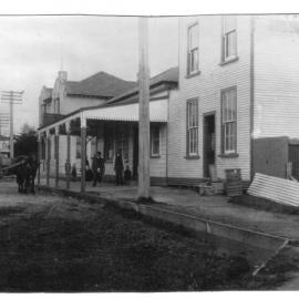 Street scene with horse and carriage