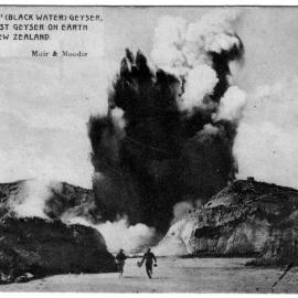 Waimangu (black water) Geyser the greatest geyser on earth New Zealand 