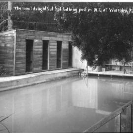 Bathing pool in New Zealand at Wairakei
