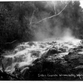 Golden Cascade. Waiora Valley Wairakei