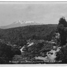 Mount Ruapehu from Taupo-Waimarino Road