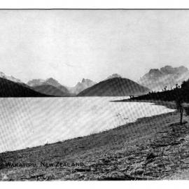 Head of Lake Wakatipu. New Zealand