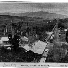 Mercer Auckland section of railway.