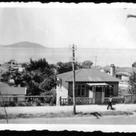View of houses and Lake Rotorua