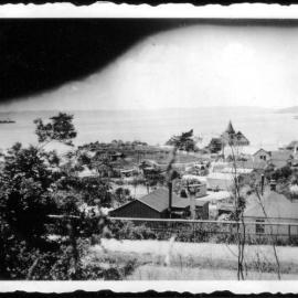 View of houses and Lake Rotorua