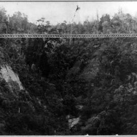 Bridge over Pakihikura Gorge about six miles from Hunterville