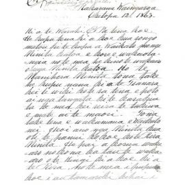 Letter from Re. John Morgan at Rakarana Waingaroa