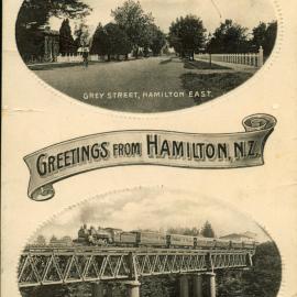 Greetings from Hamilton (two views)