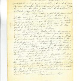 Letter from Multiple authors (Rotorua tribe) at Te Wairoa (Tarawera)