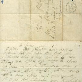 Letter from Wirihana at Whangaroa