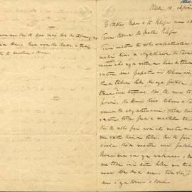 Letter from Tamati Rauparaha at Otaki