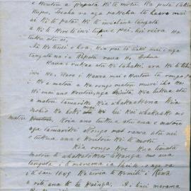 Letter from Paora Pipi, Ruihana and Tamihana Taraho at Maraetai