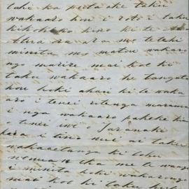 Letter from Komene Tupoki at Tetaumoana