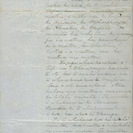 Letter from Ngati Porou Tribe at Waiapu